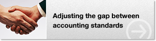 Adjusting the gap between accounting standard